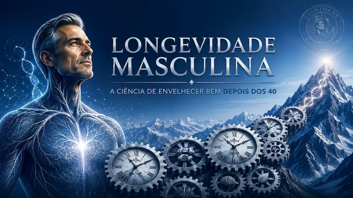 Longevidade Masculina: a ciência de envelhecer bem depois dos 40