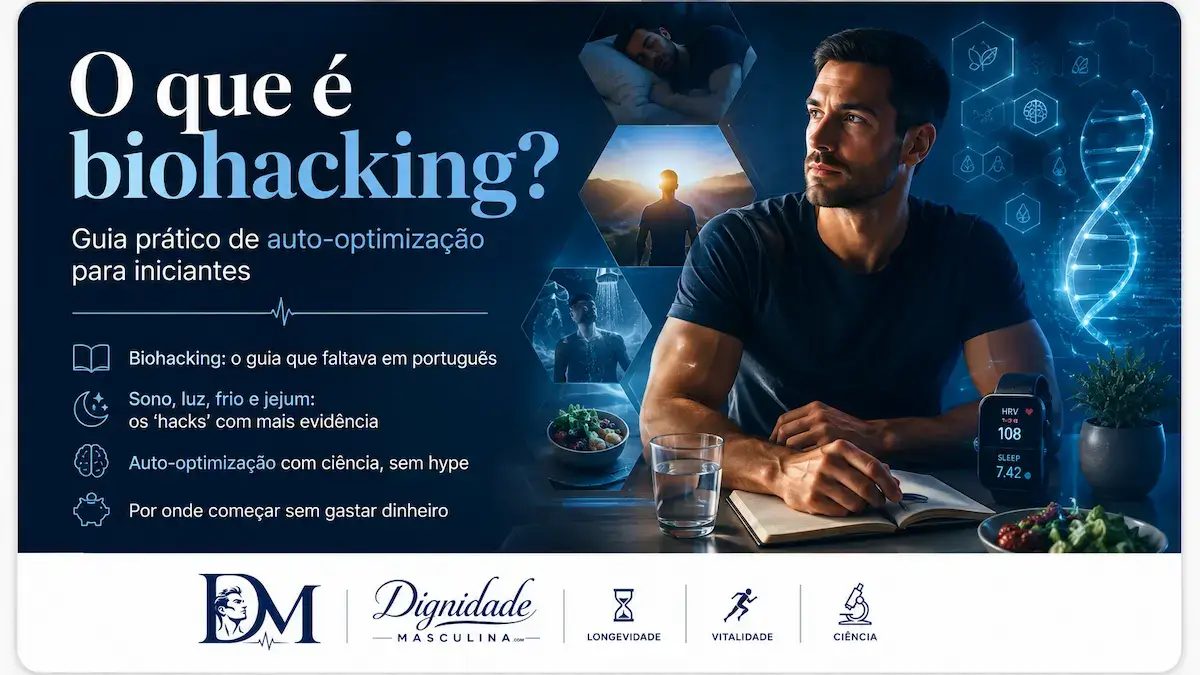 O que é biohacking, guia prático de auto-optimização para iniciantes.