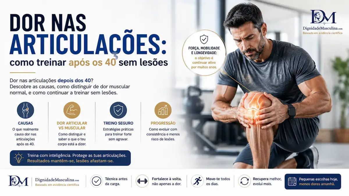 Dor nas articulações: como treinar após os 40 sem lesões