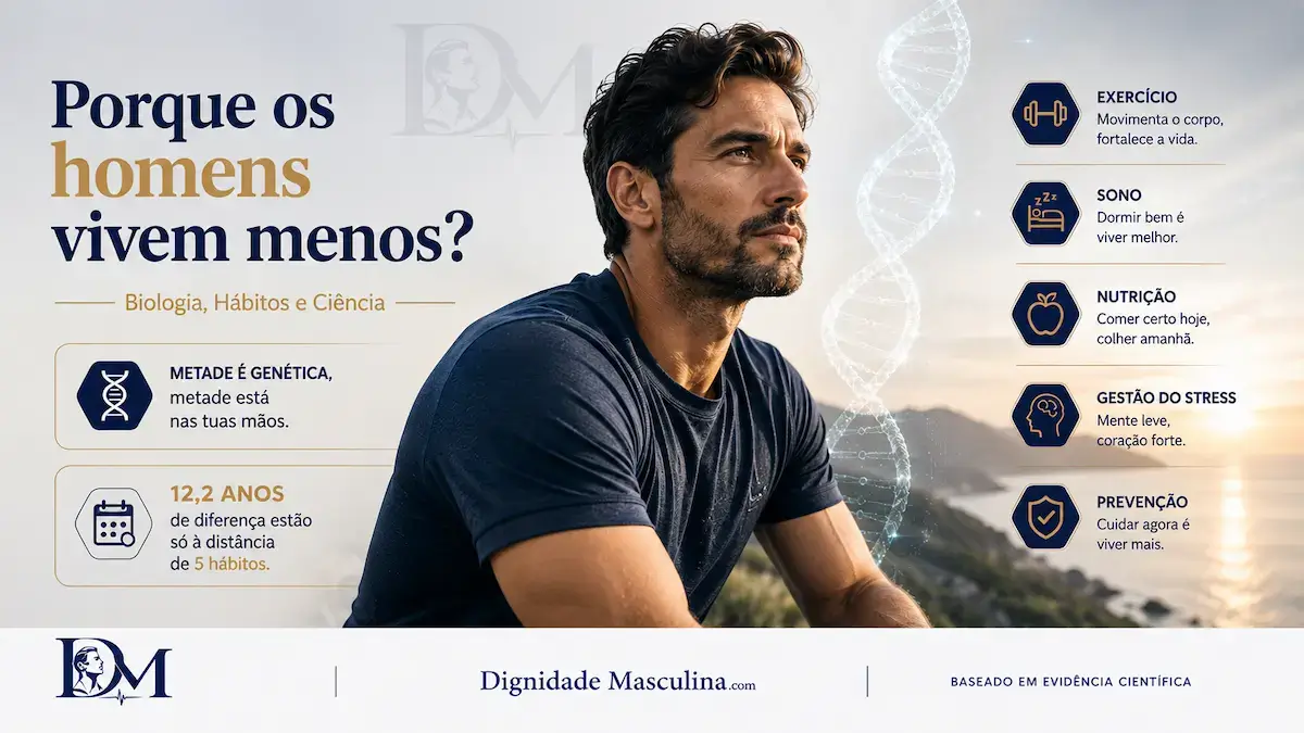 Porque os homens vivem menos: biologia, hábitos e ciência
