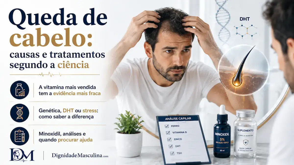 Queda de cabelo: causas e tratamentos segundo a ciência