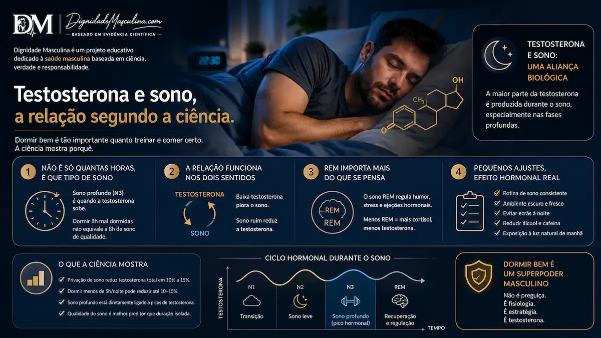 Testosterona e sono: a relação segundo a ciência