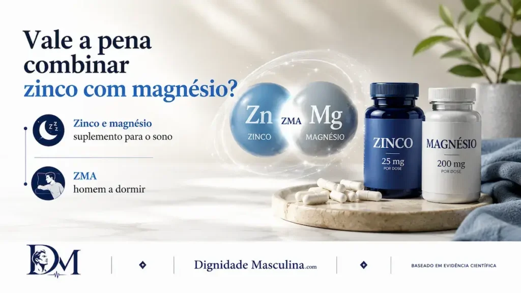 Zinco e magnésio suplemento para o sono, ZMA homem a dormir