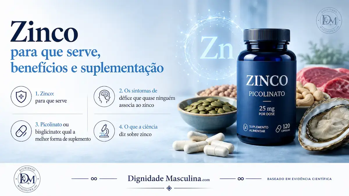 Zinco: para que serve, benefícios e melhor suplemento